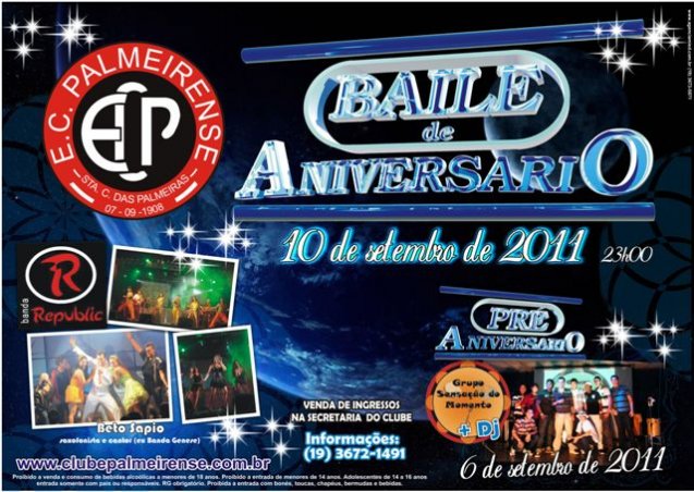 Baile de Aniversário do Clube – 10.09.2011